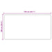 Covor Imprimare Crem 150 x 100 cm Poliester și PVC - WALTI WALTI