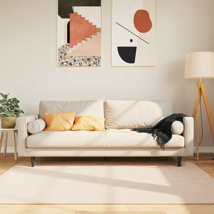 Covor Imprimare Crem 170 x 120 cm Poliester și PVC - WALTI WALTI