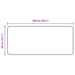 Covor Runner MARSA Bej 50 x 100 cm Poliester și PVC - WALTI WALTI