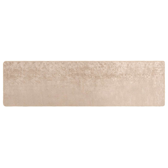 Covor Runner MARSA Bej 100 x 400 cm Poliester și PVC - WALTI WALTI