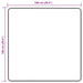 Covor Runner MARSA Nisipiu 100 x 100 cm Poliester și PVC - WALTI WALTI