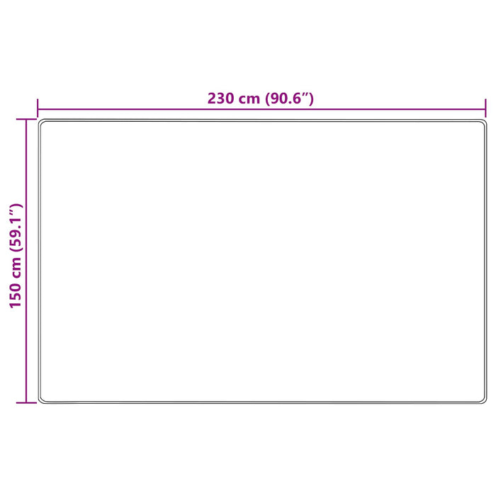 Covor Runner MARSA Nisipiu 150 x 230 cm Poliester și PVC - WALTI WALTI