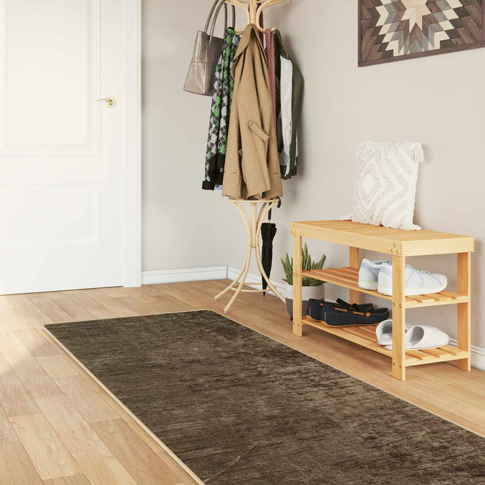 Covor Runner MARSA Verde Pădure 250 x 100 cm Poliester și PVC - WALTI WALTI
