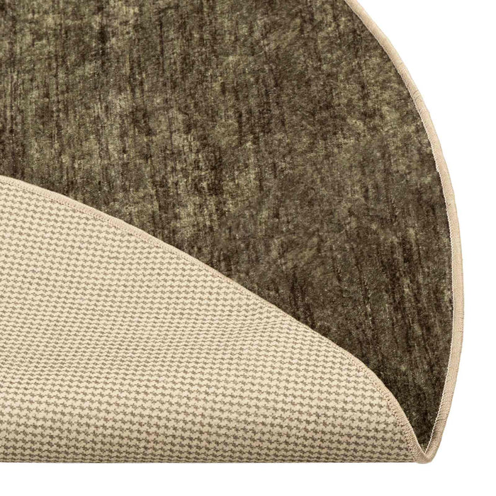 Covor Runner MARSA Verde Pădure Ø 120 cm Poliester și PVC - WALTI WALTI