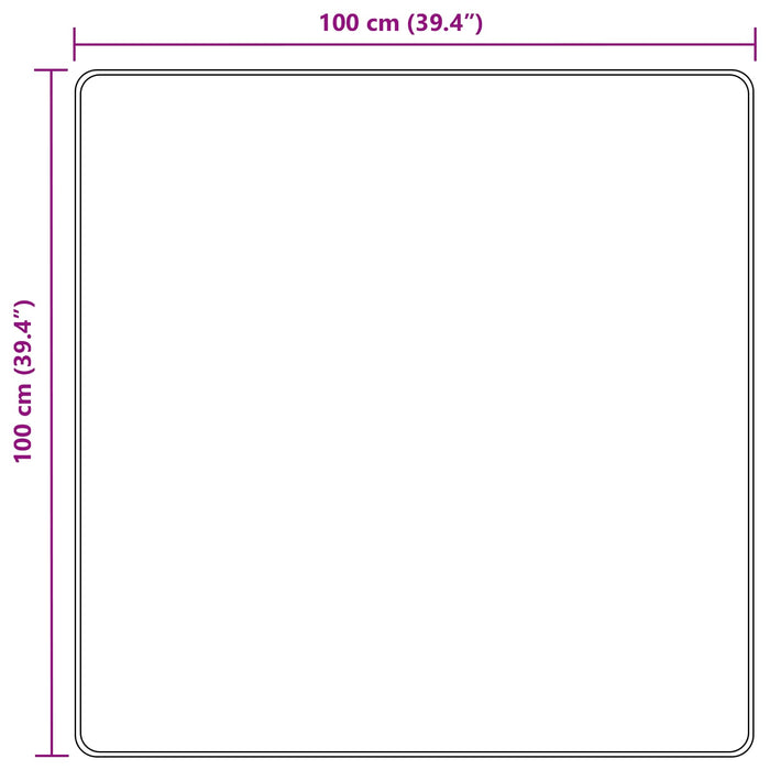 Covor Runner MARSA Antracit 100 x 100 cm Poliester și PVC - WALTI WALTI