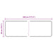 Covor Runner MARSA Gri 450 x 50 cm Poliester și PVC - WALTI WALTI
