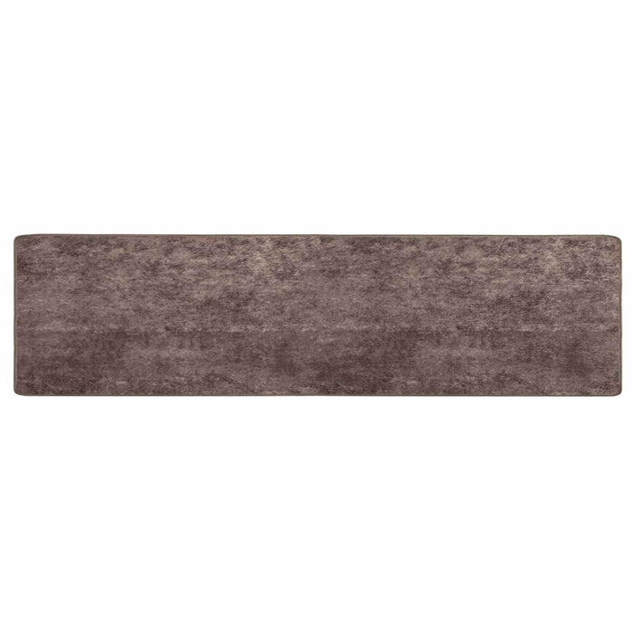 Covor Runner MARSA Gri 400 x 80 cm Poliester și PVC - WALTI WALTI