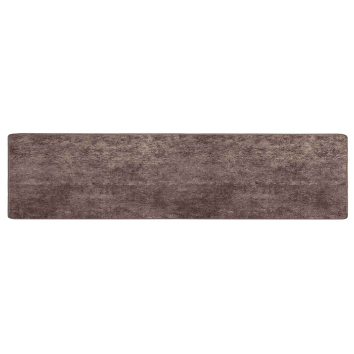 Covor Runner MARSA Gri 450 x 80 cm Poliester și PVC - WALTI WALTI