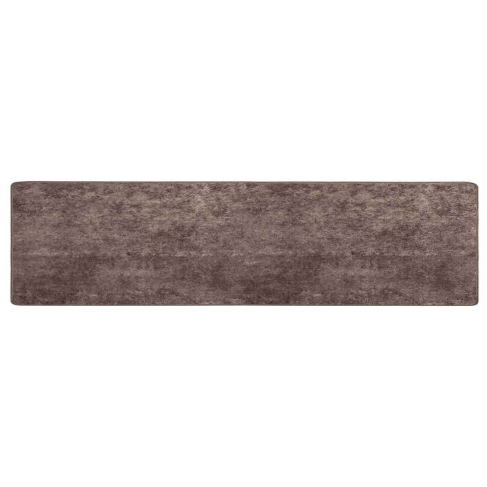 Covor Runner MARSA Gri 400 x 100 cm Poliester și PVC - WALTI WALTI