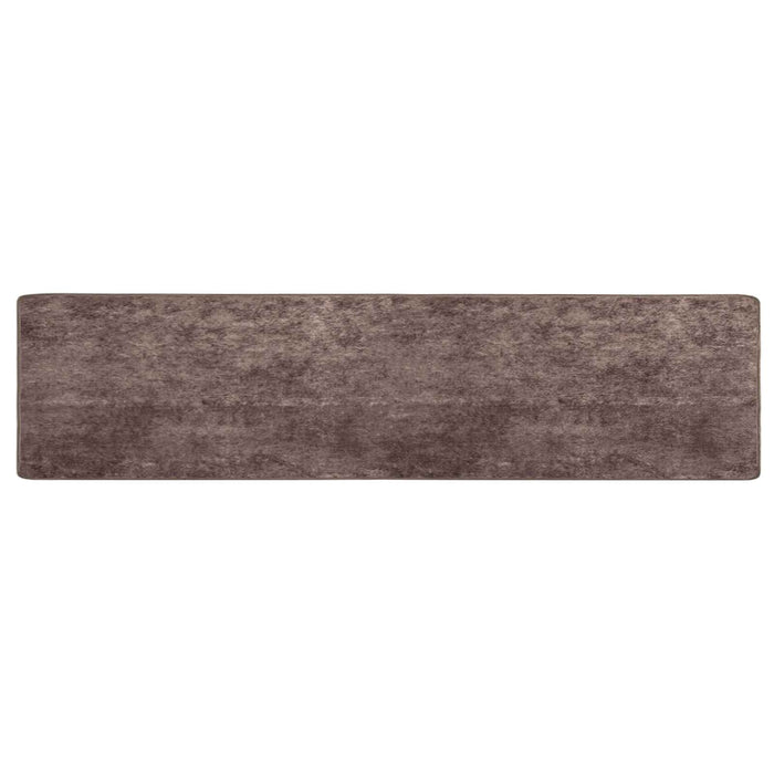 Covor Runner MARSA Gri 450 x 100 cm Poliester și PVC - WALTI WALTI