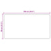Covor Runner MARSA Galben 80 x 100 cm Poliester și PVC - WALTI WALTI