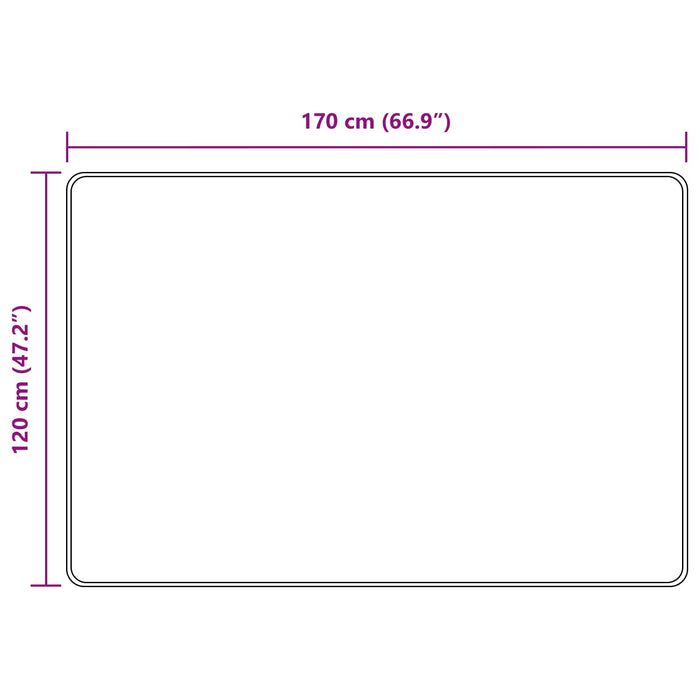 Covor Runner MARSA Galben 120 x 170 cm Poliester și PVC - WALTI WALTI