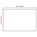 Covor Runner MARSA Galben 120 x 170 cm Poliester și PVC - WALTI WALTI