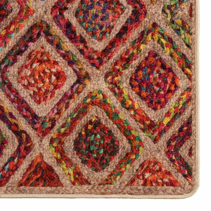 Covor Runner MARSA Multicolour 80 x 250 cm Poliester și PVC - WALTI WALTI