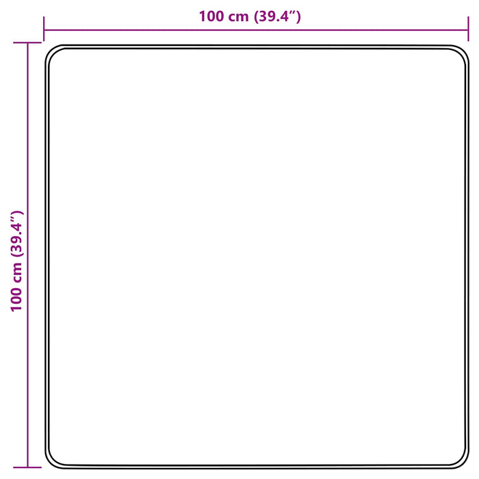 Covor Runner MARSA Multicolour 100 x 100 cm Poliester și PVC - WALTI WALTI