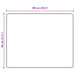 Covor Runner MARSA Negru 80 x 100 cm Poliester și PVC - WALTI WALTI