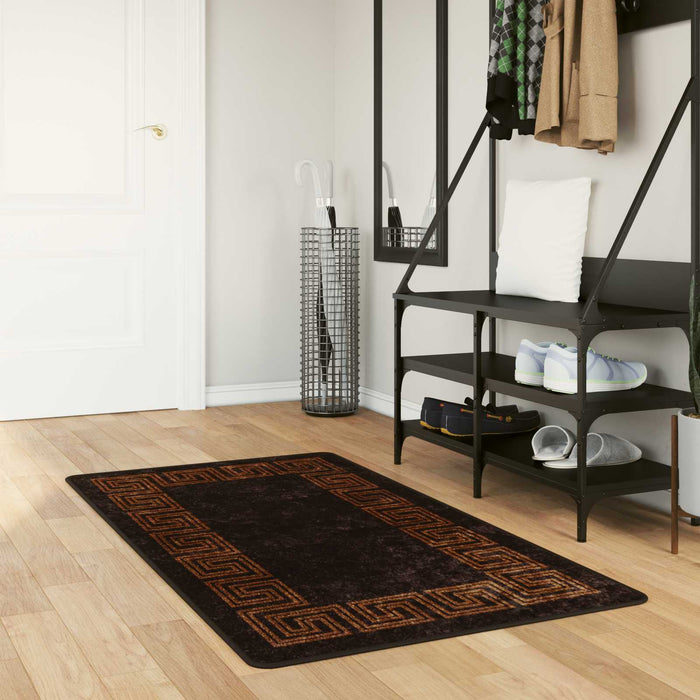 Covor Runner MARSA Negru 80 x 200 cm Poliester și PVC - WALTI WALTI