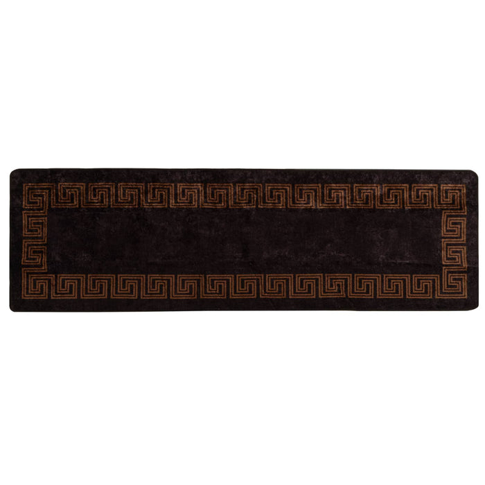 Covor Runner MARSA Negru 80 x 250 cm Poliester și PVC - WALTI WALTI