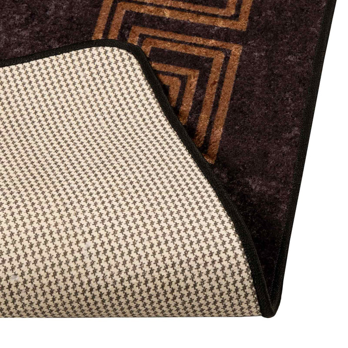 Covor Runner MARSA Negru 100 x 150 cm Poliester și PVC - WALTI WALTI