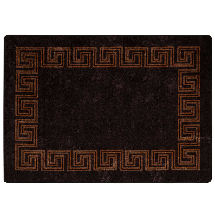 Covor Runner MARSA Negru 100 x 150 cm Poliester și PVC - WALTI WALTI
