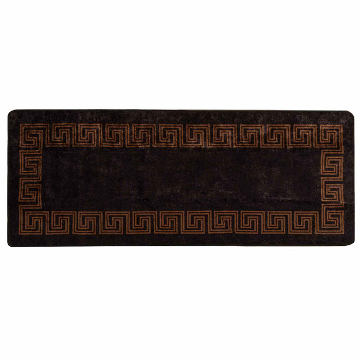 Covor Runner MARSA Negru 100 x 250 cm Poliester și PVC - WALTI WALTI