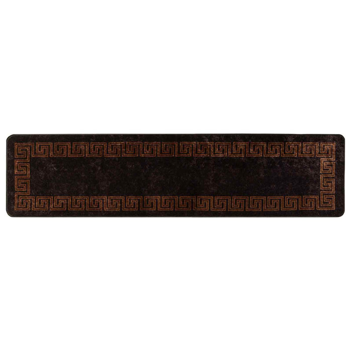 Covor Runner MARSA Negru 100 x 450 cm Poliester și PVC - WALTI WALTI