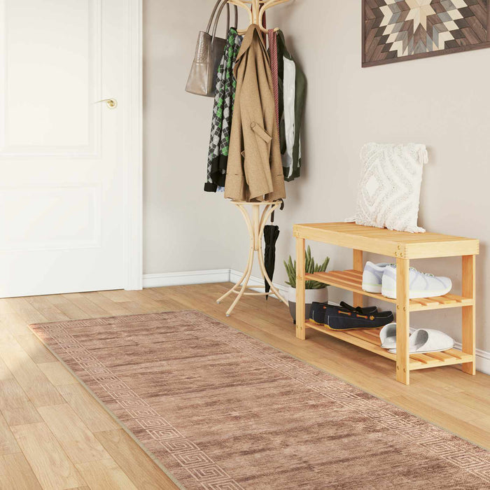 Covor Runner MARSA Alb 100 x 450 cm Poliester și PVC - WALTI WALTI