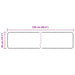 Covor Runner MARSA Negru 50 x 250 cm Poliester și PVC - WALTI WALTI