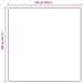Covor Runner MARSA Negru 100 x 100 cm Poliester și PVC - WALTI WALTI