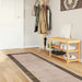 Covor Runner MARSA Negru 100 x 450 cm Poliester și PVC - WALTI WALTI