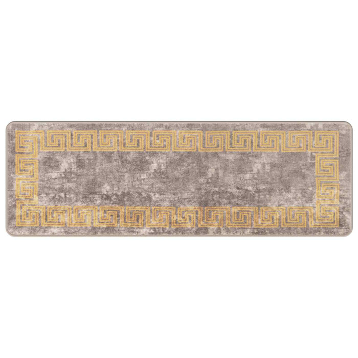 Covor Runner MARSA Gri 50 x 150 cm Poliester și PVC - WALTI WALTI