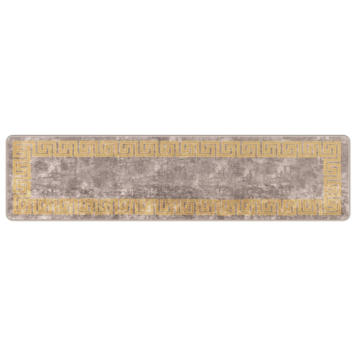 Covor Runner MARSA Gri 50 x 200 cm Poliester și PVC - WALTI WALTI