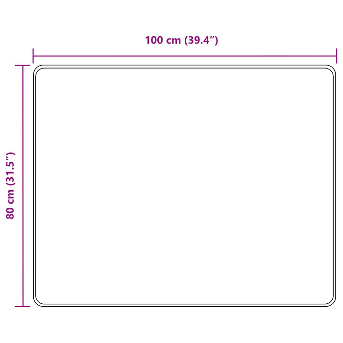 Covor Runner MARSA Gri 80 x 100 cm Poliester și PVC - WALTI WALTI