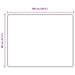 Covor Runner MARSA Gri 80 x 100 cm Poliester și PVC - WALTI WALTI