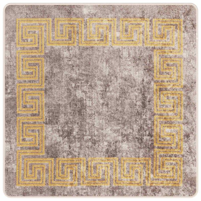 Covor Runner MARSA Gri 100 x 100 cm Poliester și PVC - WALTI WALTI
