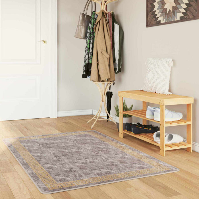 Covor Runner MARSA Gri 100 x 200 cm Poliester și PVC - WALTI WALTI