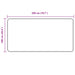 Covor Runner MARSA Gri 100 x 200 cm Poliester și PVC - WALTI WALTI