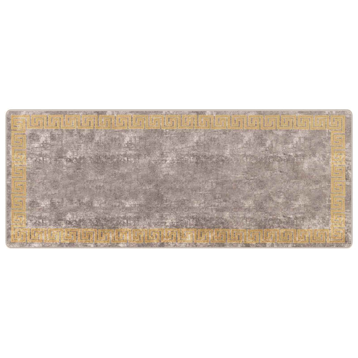 Covor Runner MARSA Gri 100 x 250 cm Poliester și PVC - WALTI WALTI