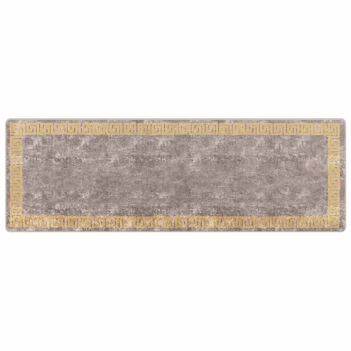 Covor Runner MARSA Gri 100 x 300 cm Poliester și PVC - WALTI WALTI