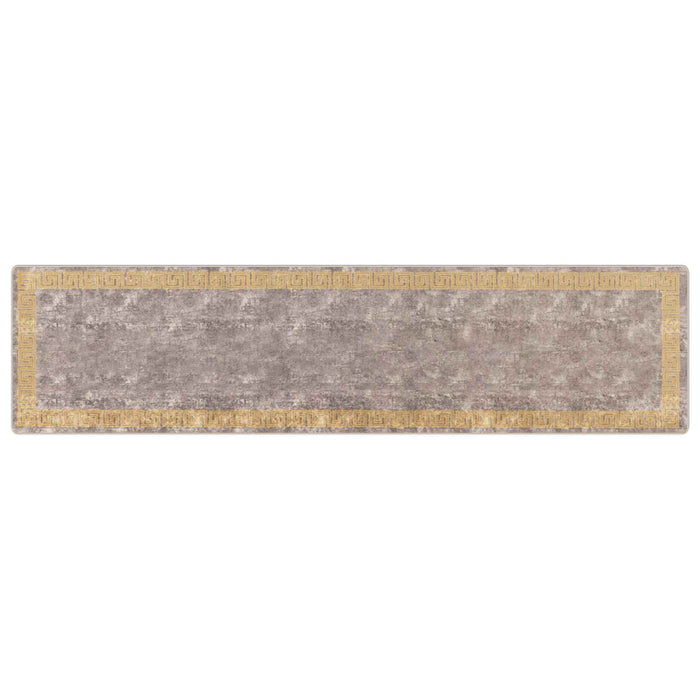 Covor Runner MARSA Gri 100 x 400 cm Poliester și PVC - WALTI WALTI