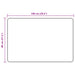Covor Runner MARSA Negru 80 x 100 cm Poliester și PVC - WALTI WALTI