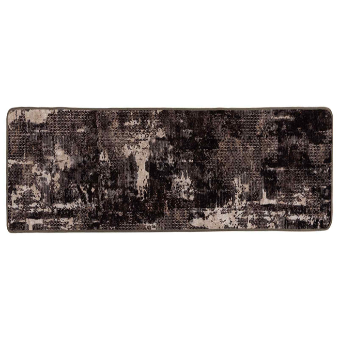Covor Runner MARSA Negru 80 x 200 cm Poliester și PVC - WALTI WALTI