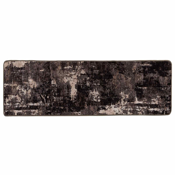 Covor Runner MARSA Negru 80 x 250 cm Poliester și PVC - WALTI WALTI