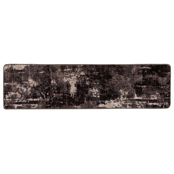 Covor Runner MARSA Negru 80 x 400 cm Poliester și PVC - WALTI WALTI