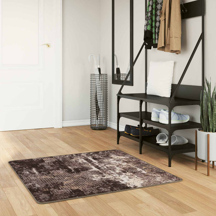 Covor Runner MARSA Negru 100 x 100 cm Poliester și PVC - WALTI WALTI