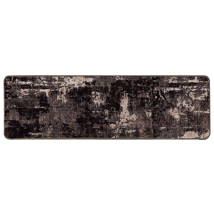 Covor Runner MARSA Negru 100 x 300 cm Poliester și PVC - WALTI WALTI
