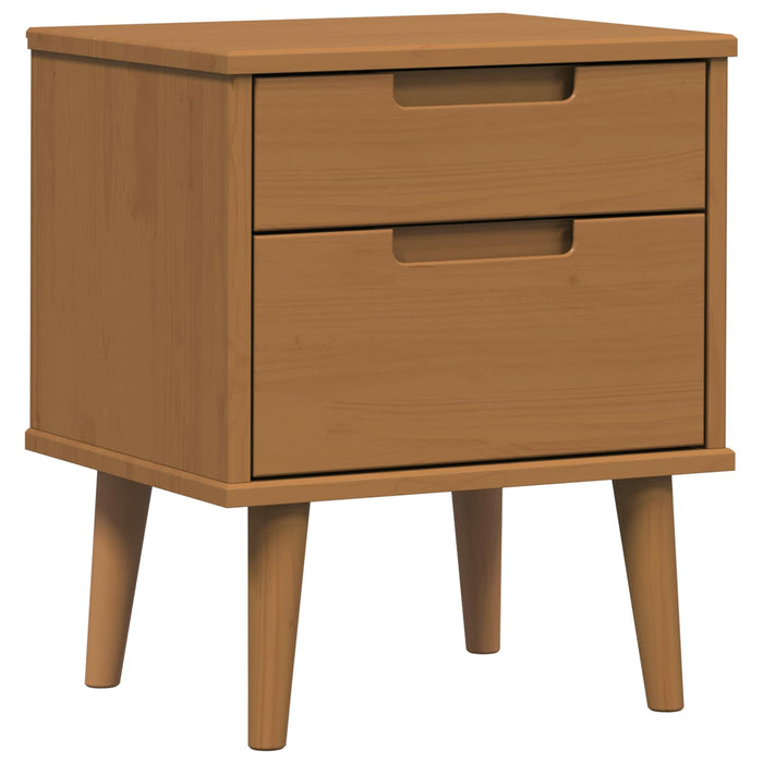 Dulap de noapte Caramel 40 x 35 x 48 cm Lemn masiv de pin - WALTI WALTI