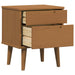 Dulap de noapte Caramel 40 x 35 x 48 cm Lemn masiv de pin - WALTI WALTI