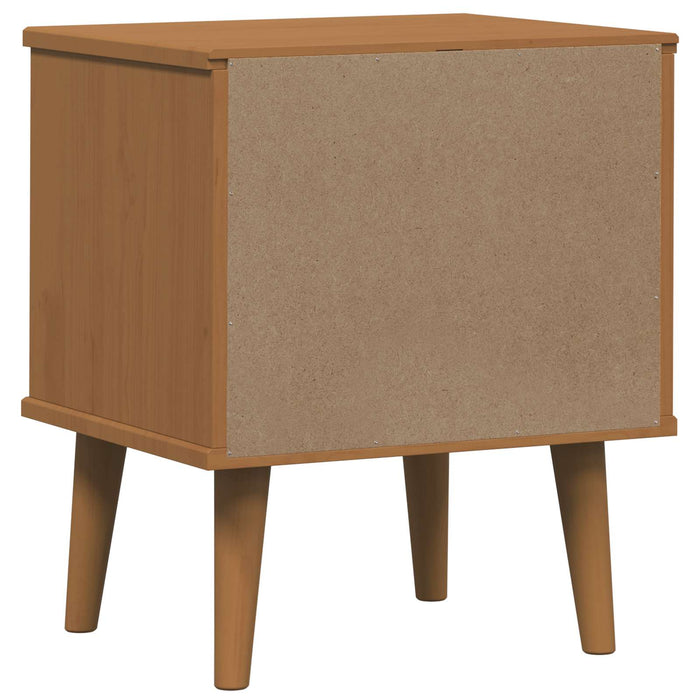 Dulap de noapte Caramel 40 x 35 x 48 cm Lemn masiv de pin - WALTI WALTI