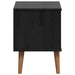 Dulap de noapte Negru 40 x 35 x 48 cm Lemn masiv de pin - WALTI WALTI